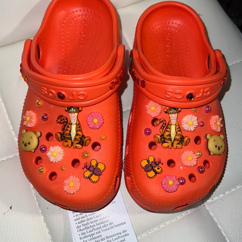 Orange kids CROCS
